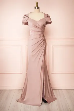 Karelle Mauve | Mermaid Maxi Dress w/ Bolero