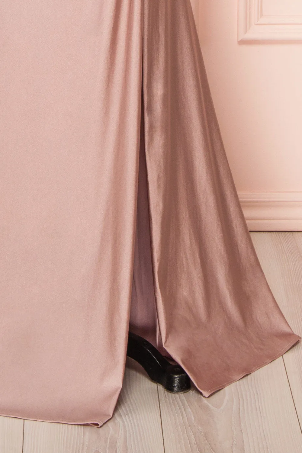 Karelle Mauve | Mermaid Maxi Dress w/ Bolero