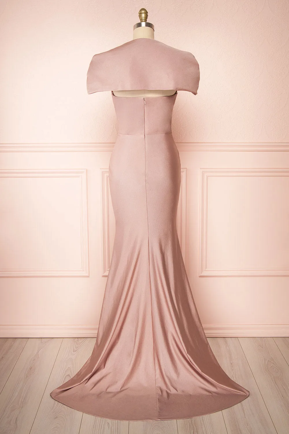 Karelle Mauve | Mermaid Maxi Dress w/ Bolero