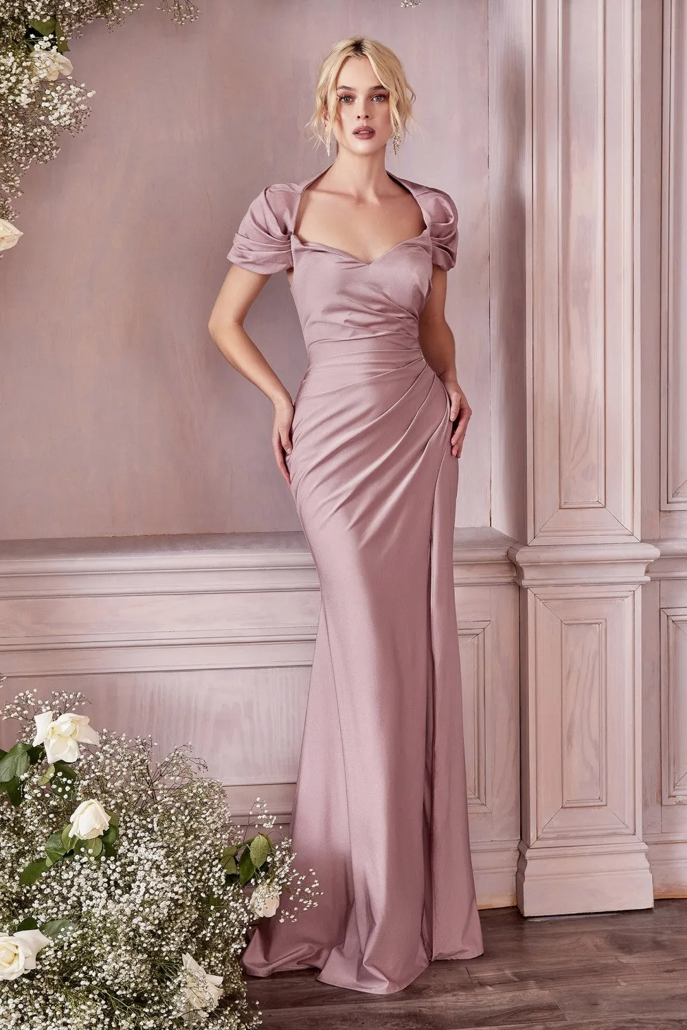 Karelle Mauve | Mermaid Maxi Dress w/ Bolero
