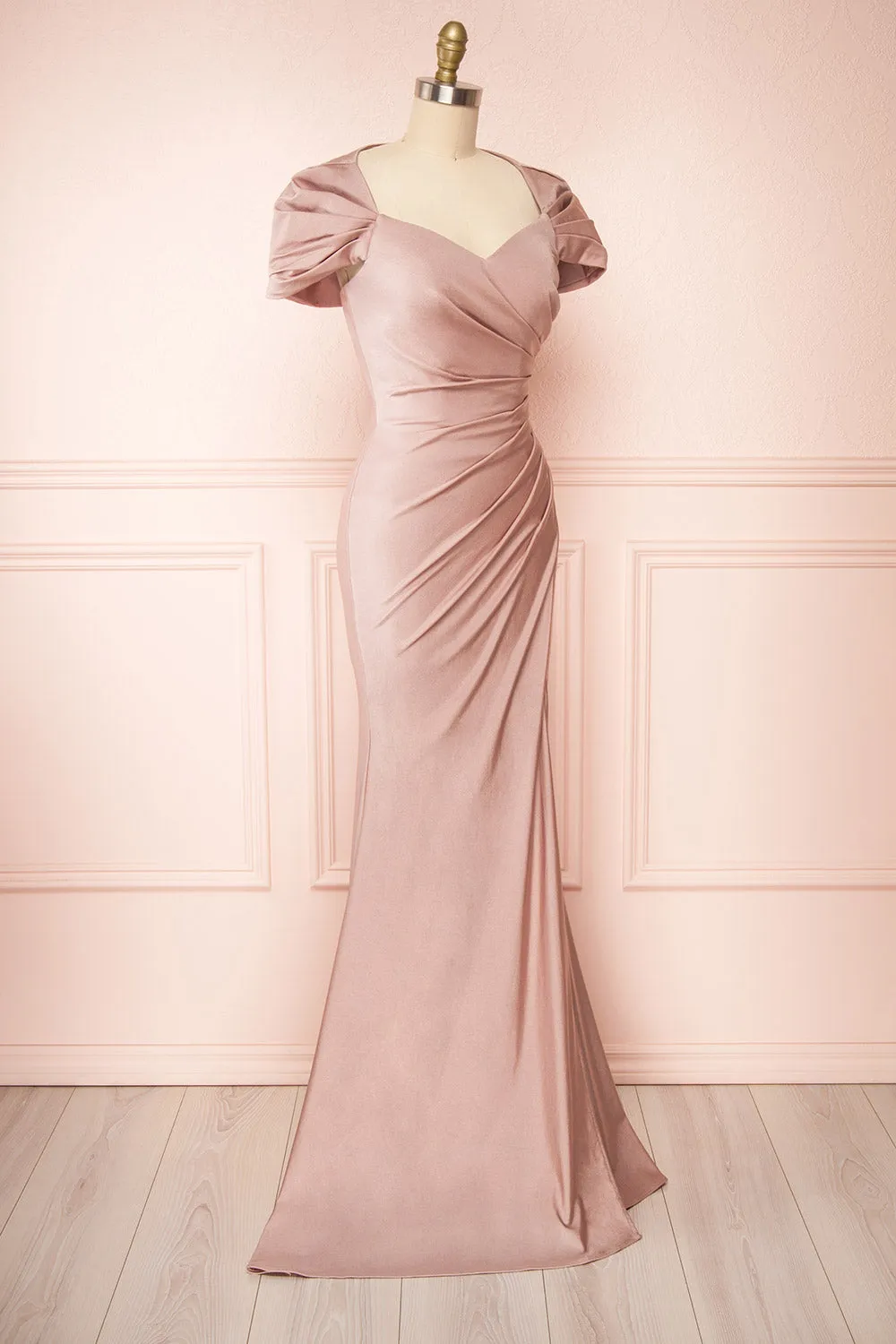 Karelle Mauve | Mermaid Maxi Dress w/ Bolero