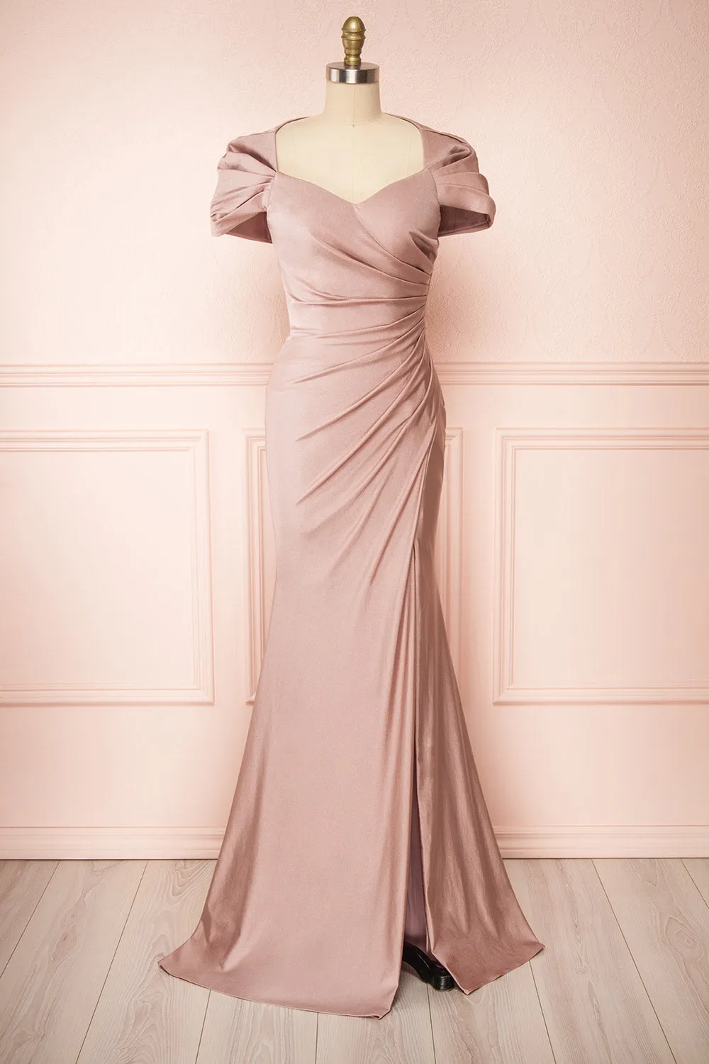 Karelle Mauve | Mermaid Maxi Dress w/ Bolero