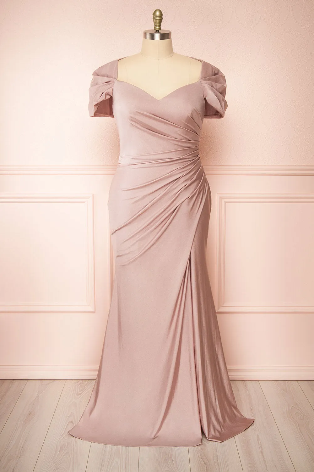 Karelle Mauve | Mermaid Maxi Dress w/ Bolero