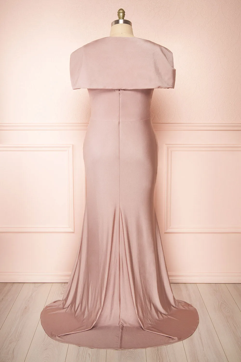 Karelle Mauve | Mermaid Maxi Dress w/ Bolero