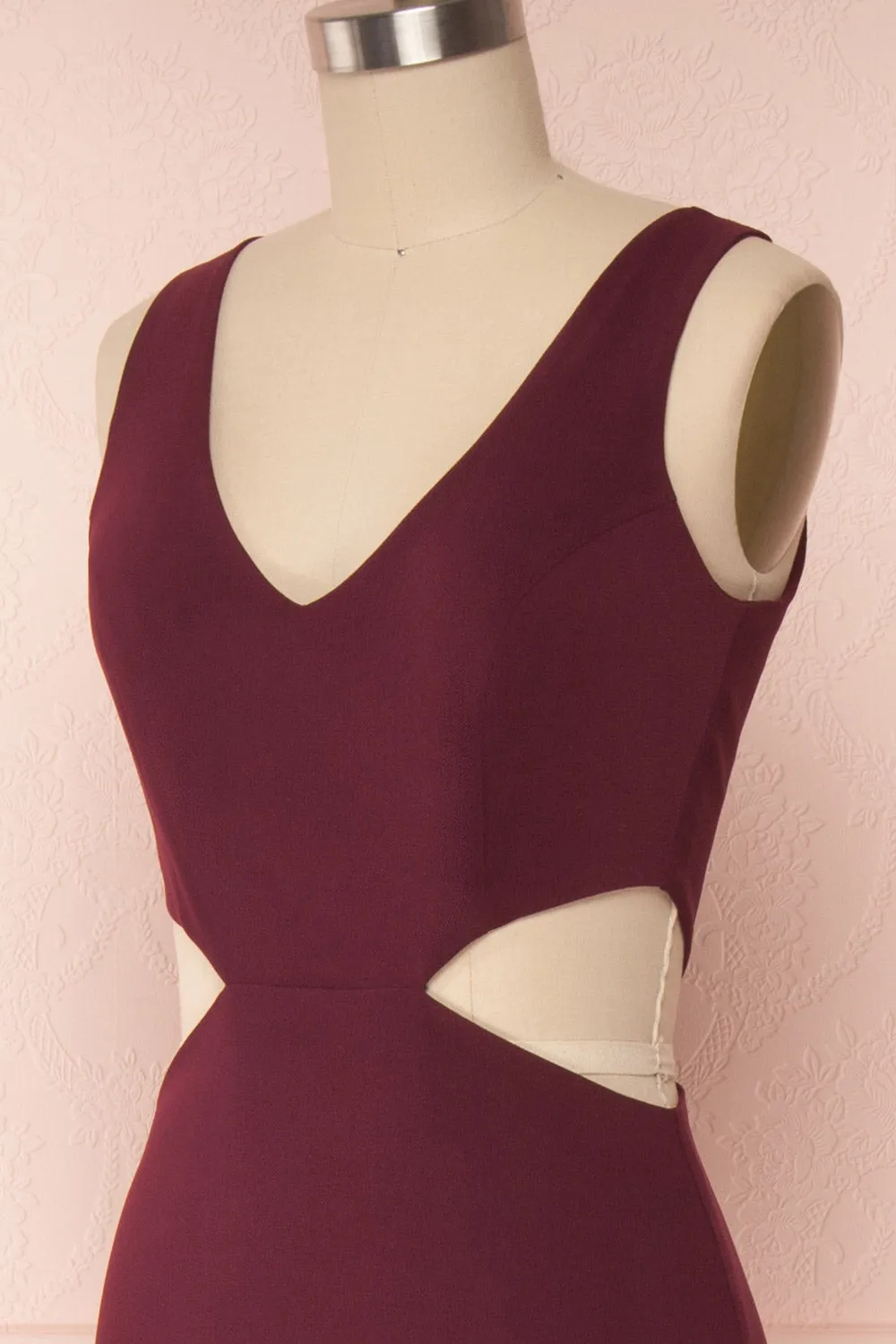 Kiira Burgundy | Mermaid Gown