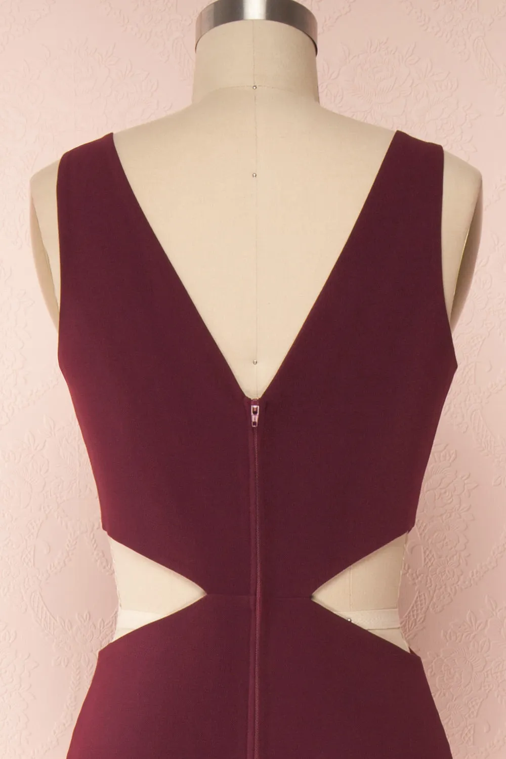 Kiira Burgundy | Mermaid Gown