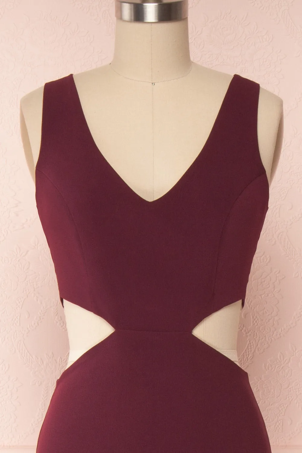 Kiira Burgundy | Mermaid Gown