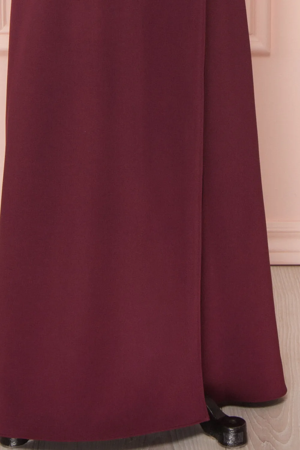 Kiira Burgundy | Mermaid Gown