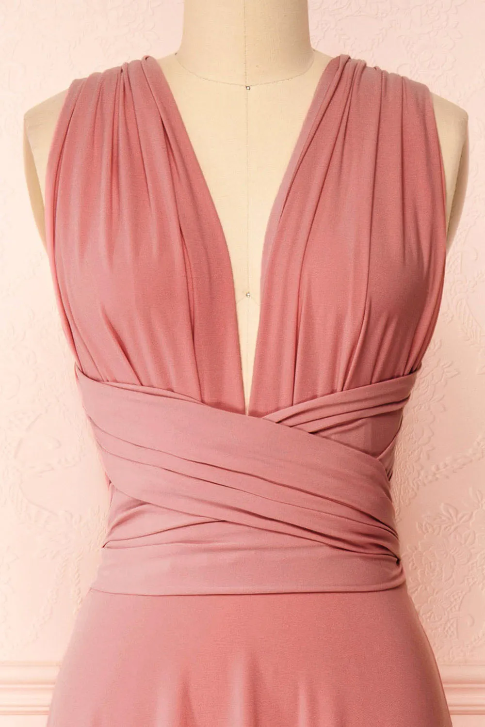 Kilda Pink | Convertible Maxi Dress