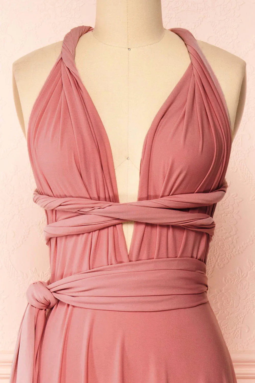 Kilda Pink | Convertible Maxi Dress