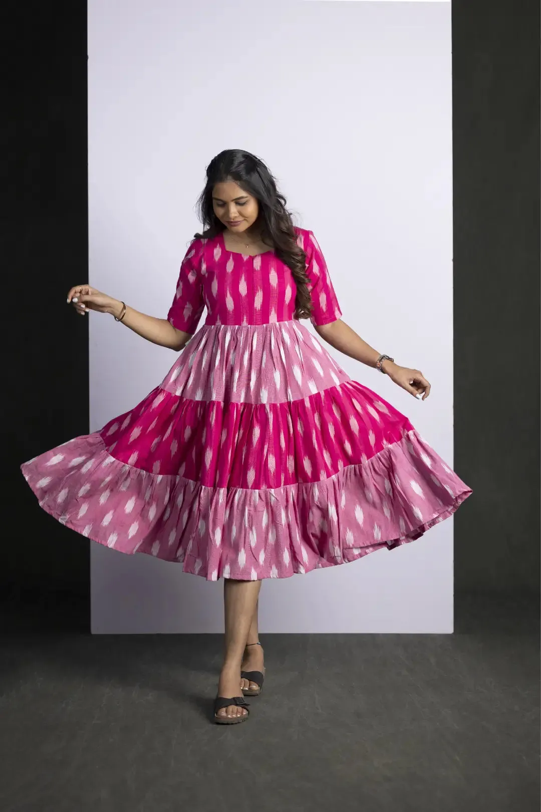 Lily Ikkat Maternity Nursing Dress