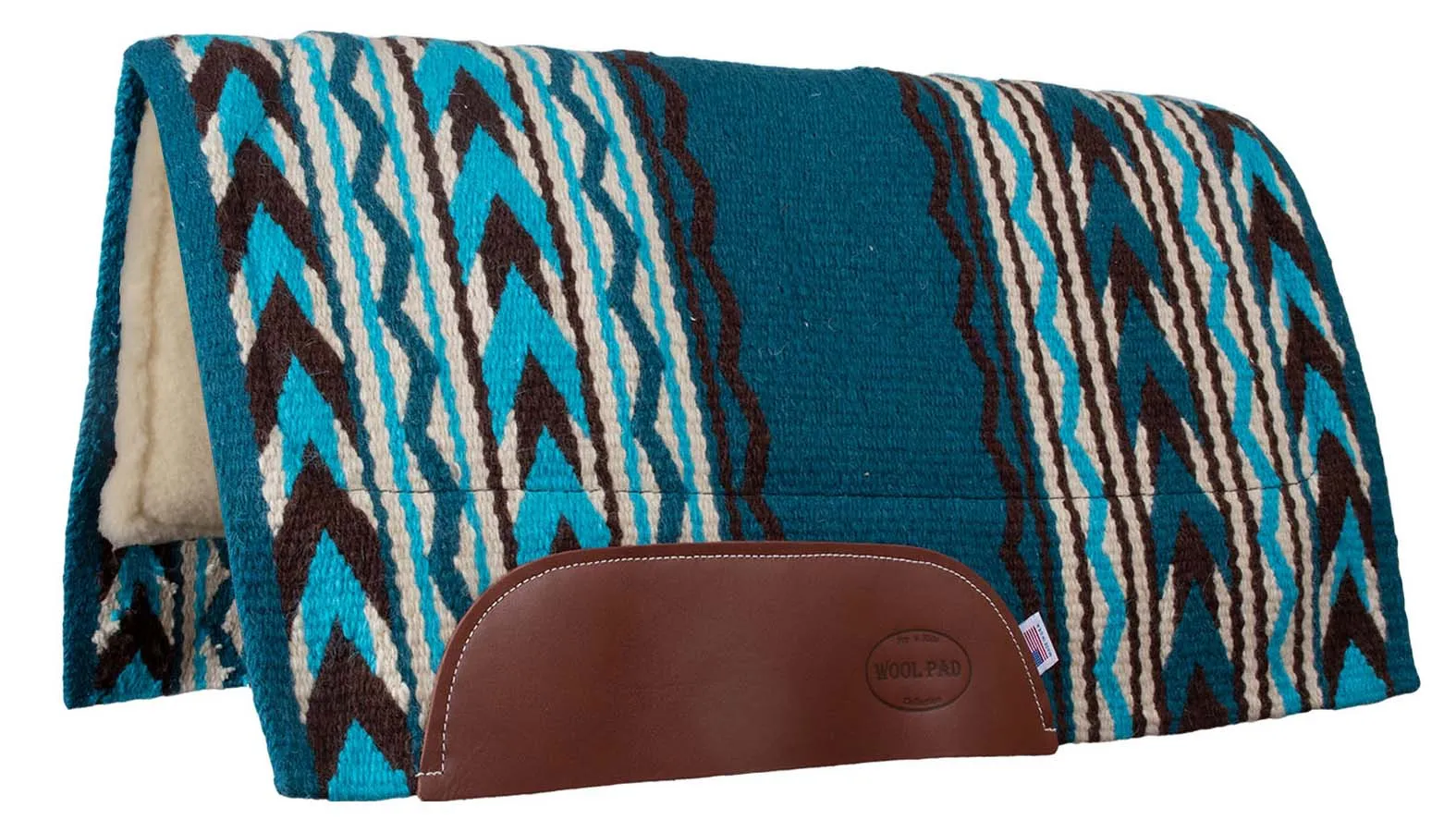Mustang Arrowhead Fleece Bottom Saddle Pad, 36" x 34"
