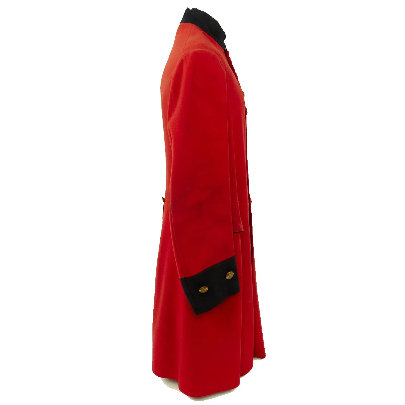 Original Pre-WWI 7th (The Princess Royal's) Dragoon Guards Officer Scarlet Frock Coat