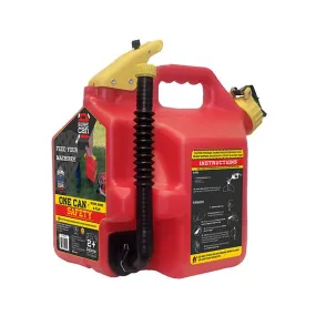 SureCan 2  Gallon Gasoline Type II Safety Can, Red (2  Gallons, Red)