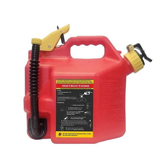 SureCan 2  Gallon Gasoline Type II Safety Can, Red (2  Gallons, Red)