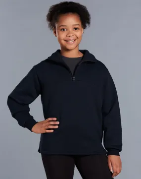 Winning Spirit Falcon Kids 1/2 Zip Fleecy Sweat Top (FL02K)